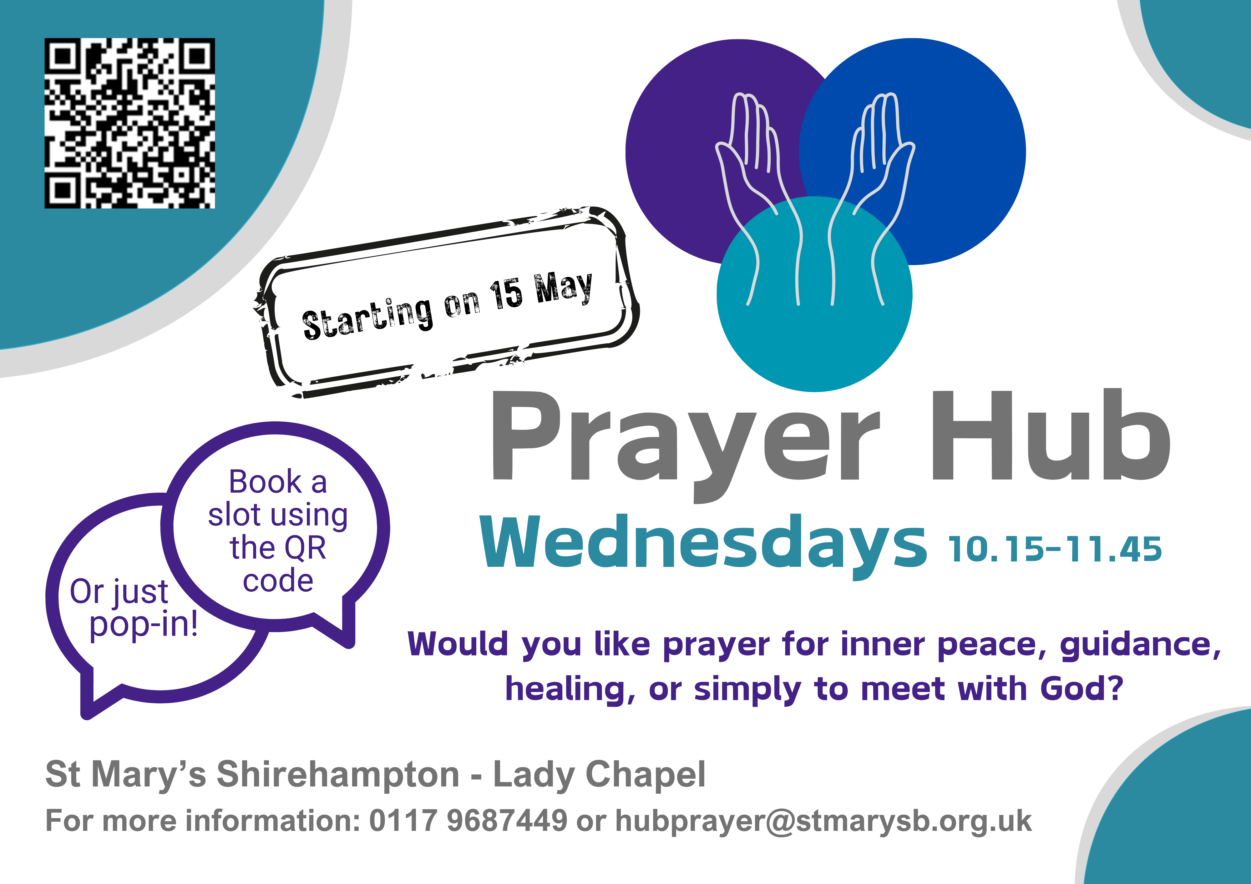 Prayer Hub flyer picture