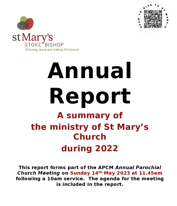 Annual Report front page image