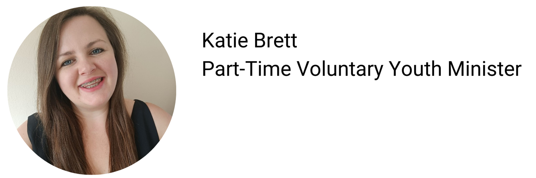 Katie B with title