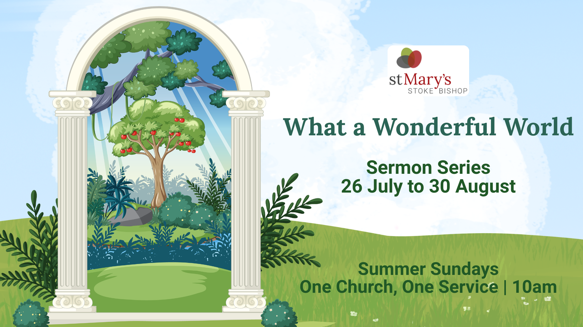 sunday 26 July 2026 10am service